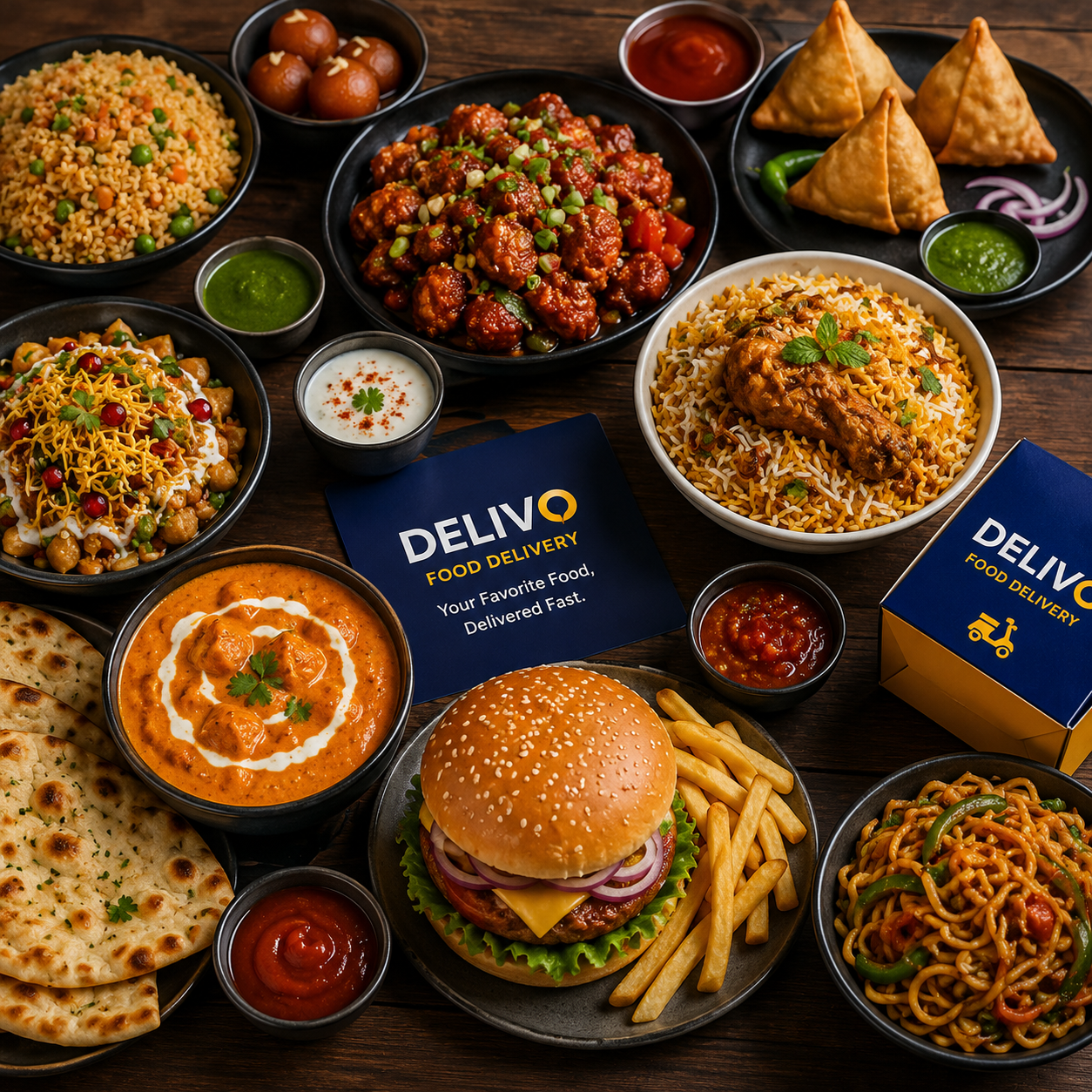 DELIVO food delivery with trusted restaurant partners and quality food